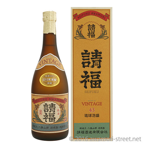 請福 7年古酒 30度,720ml / 請福酒造 / 泡盛ストリート.net