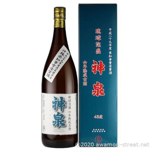 神泉 6年古酒 43度,1800ml x 2本セット / 上原酒造 / 泡盛ストリート.net