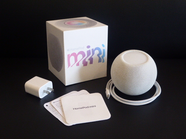 Apple HomePod mini MY5H2J/A ホワイト Apple HomePod mini MY5H2J/A