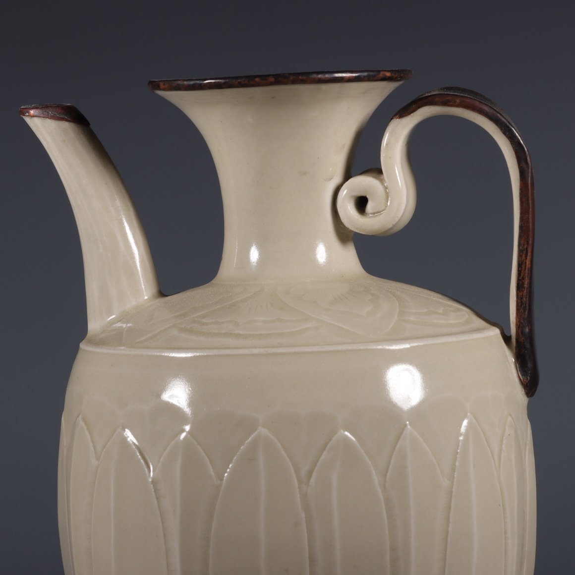 大成古美術 定窯執壺 検 宋代 染付 陶磁器 唐物 中国美術