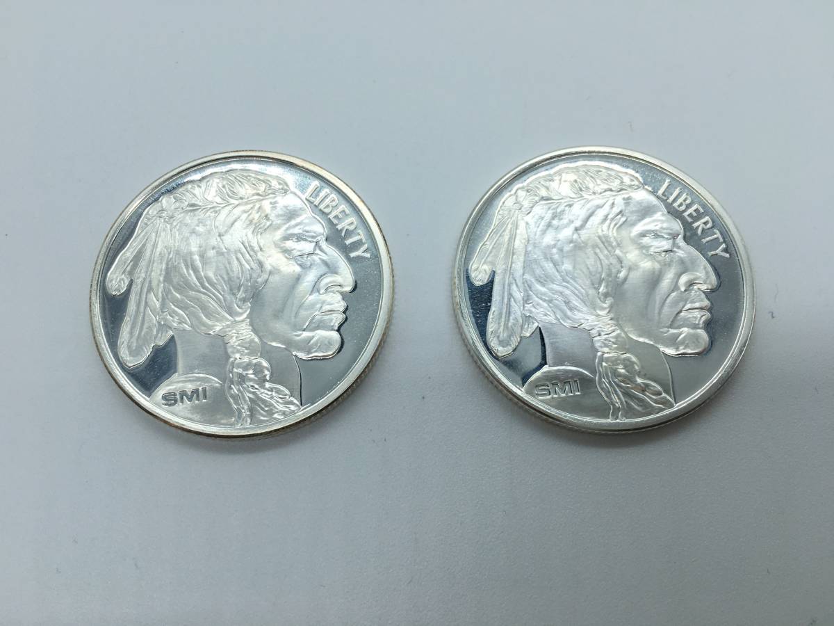 バッファローインディアン 1オンス銀貨