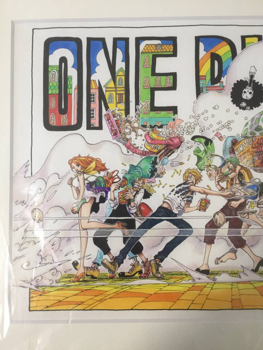 2012ワンピース展 大阪 高級複製原画 尾田栄一郎描き下ろしキービジュアル
