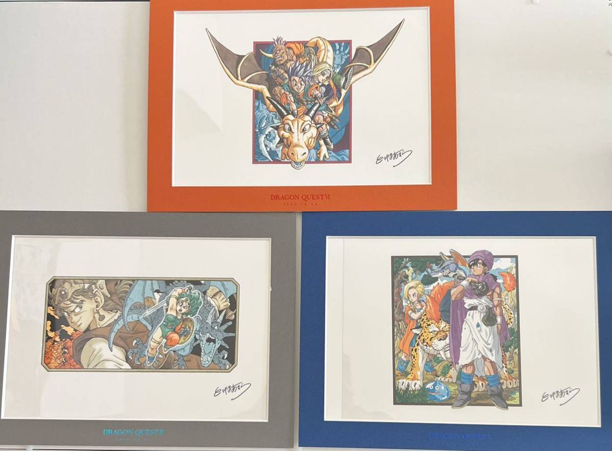 ドラゴンクエスト複製原画30周年記念鳥山明1、2、3
