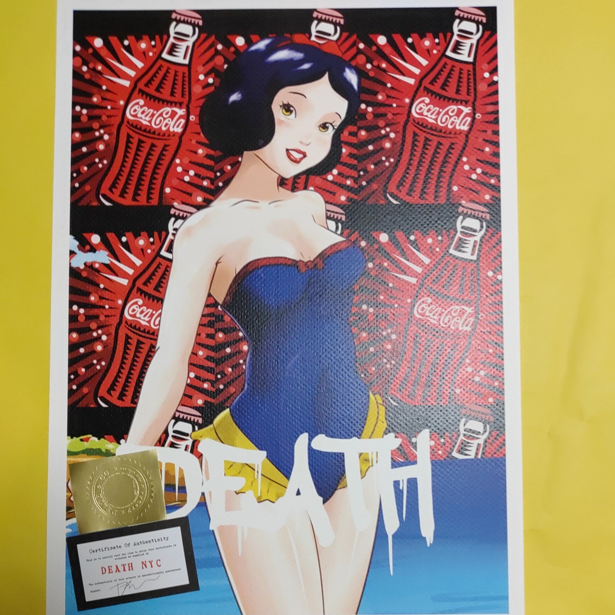 DEATH NYC エルサ ① アナと雪の女王 100枚限定 ポスター - メルカリ