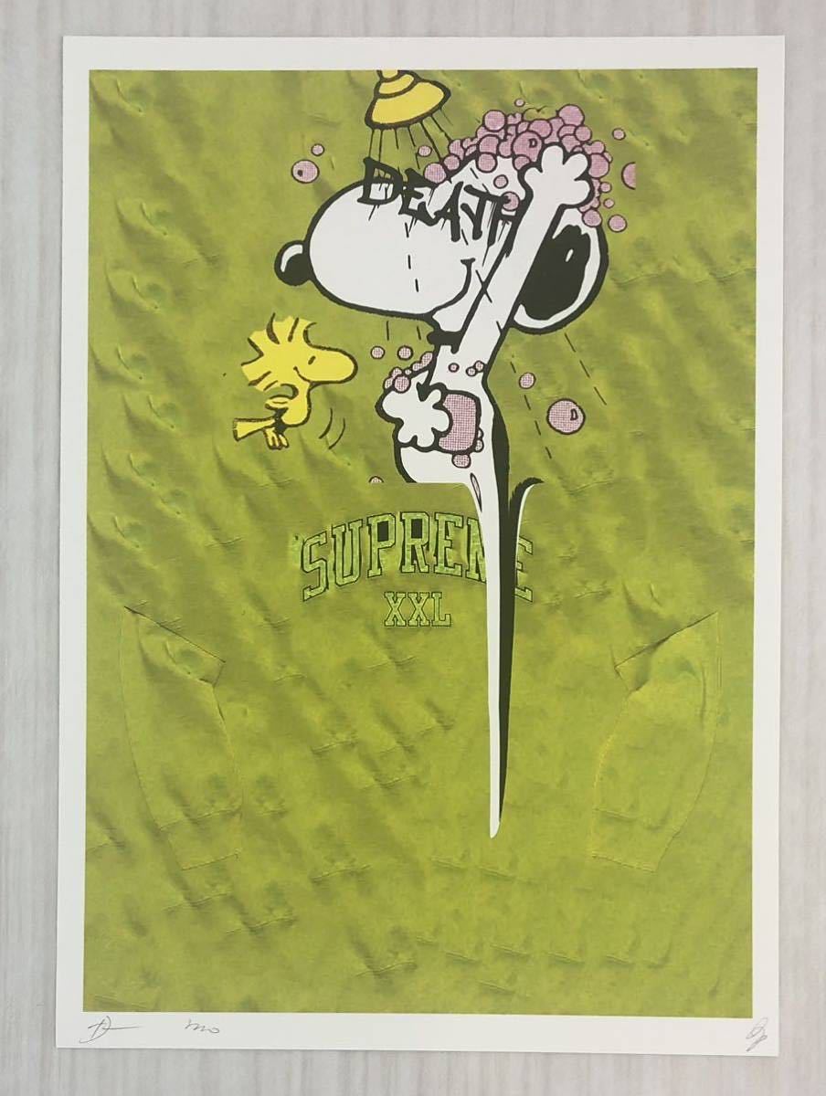 DEATH NYC】Snoopy ×Supreme世界限定100枚 DEATH NYC】Snoopy ×Supreme