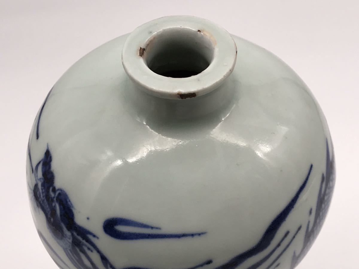 中国古美術 四大名窯 宋時代 天青釉 ヒビ貫入 天藍釉 寧寿宫「貫耳尊