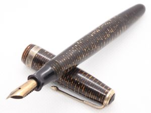 パーカー 万年筆 バキュマチック ブラウン 14K ヴィンテージ パーカー