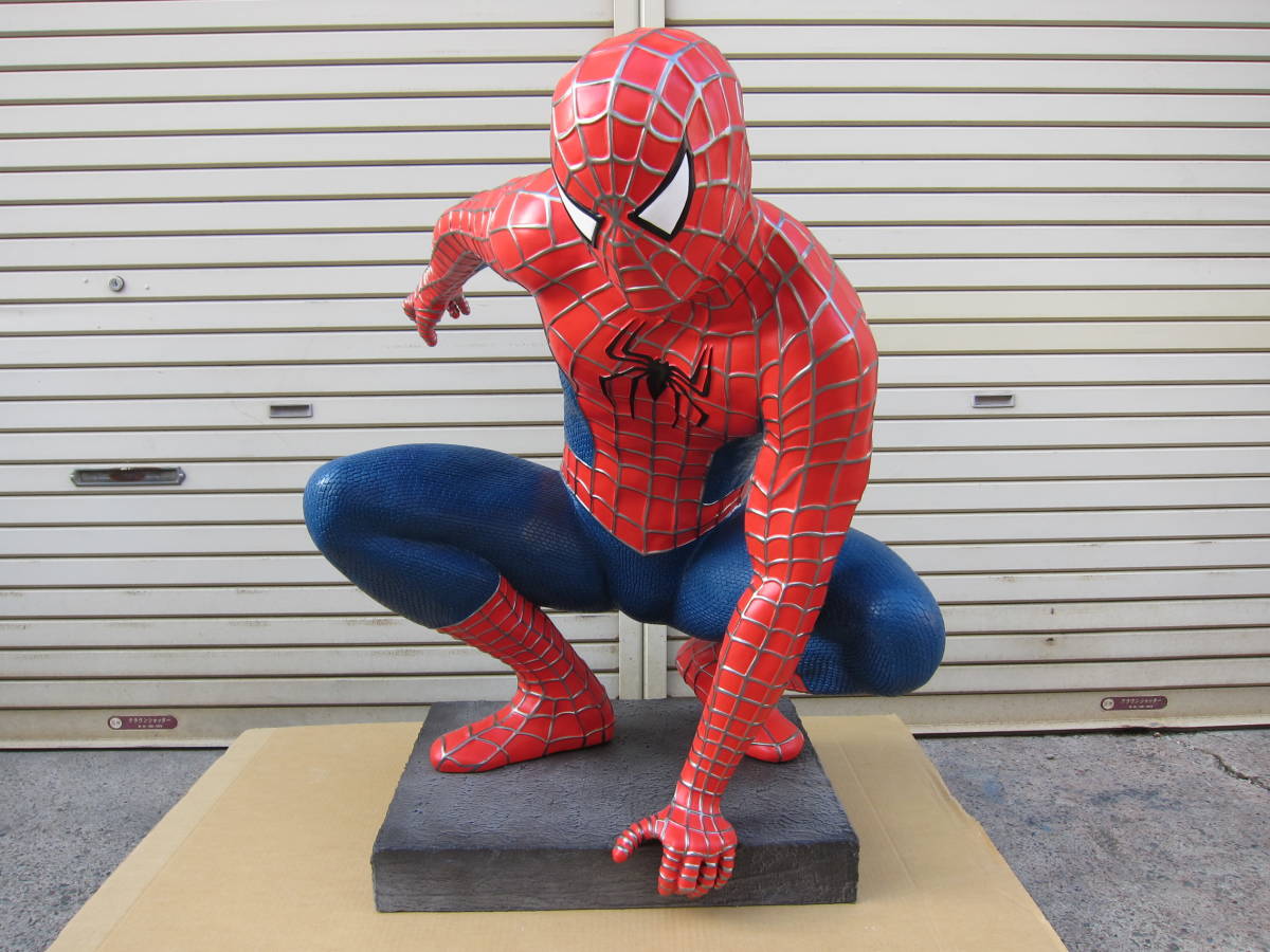 激レア 等身大スパイダーマン フィギュア