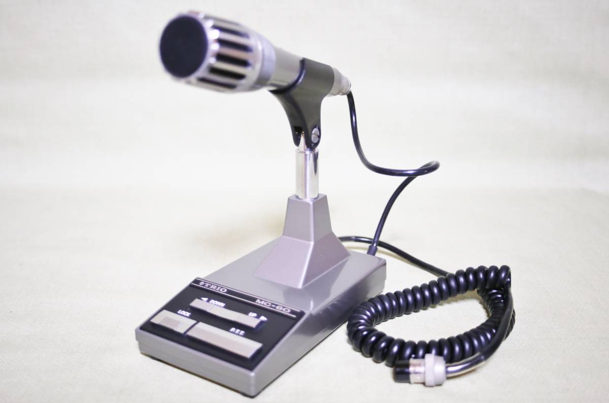 TRIO/ケンウッド デスクトップマイク MC-60 卓上型 キズなし美品