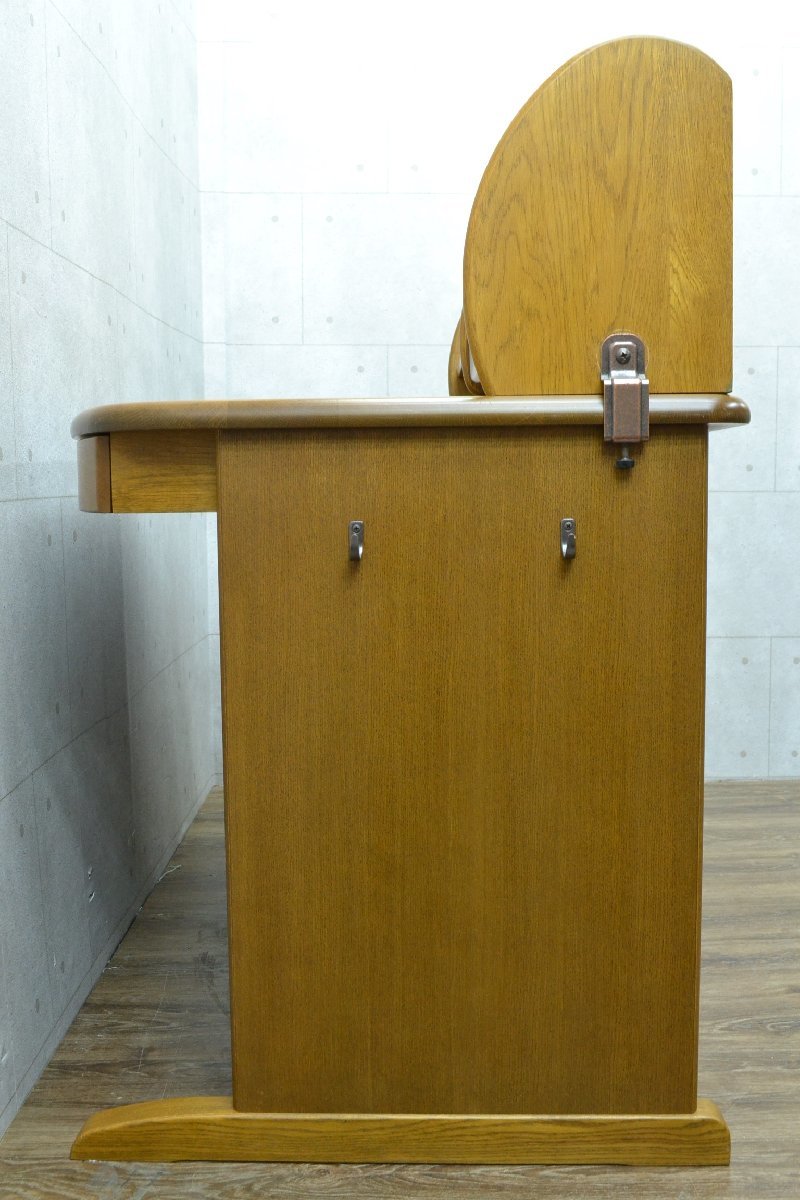 k151□□浜本工芸□デスク ワゴン セット□学習机 勉強机