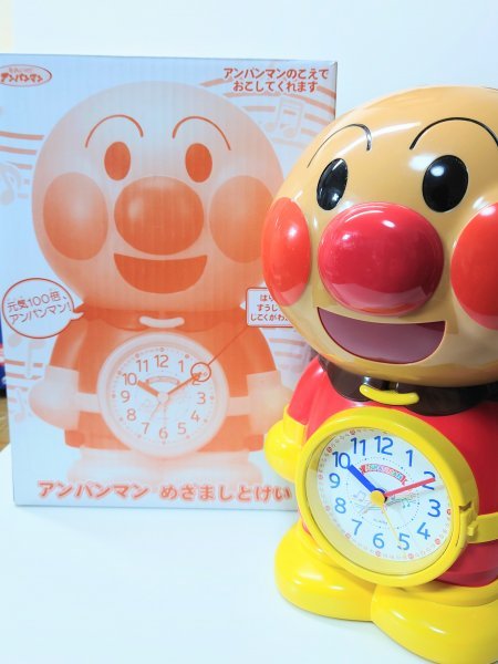 アンパンマン目覚まし時計 美品 アンパンマン目覚まし時計 JA共済