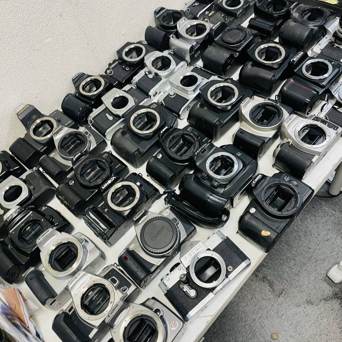 ジャンクカメラ ジャンクレンズ フィルムカメラ フラッシュとか9点