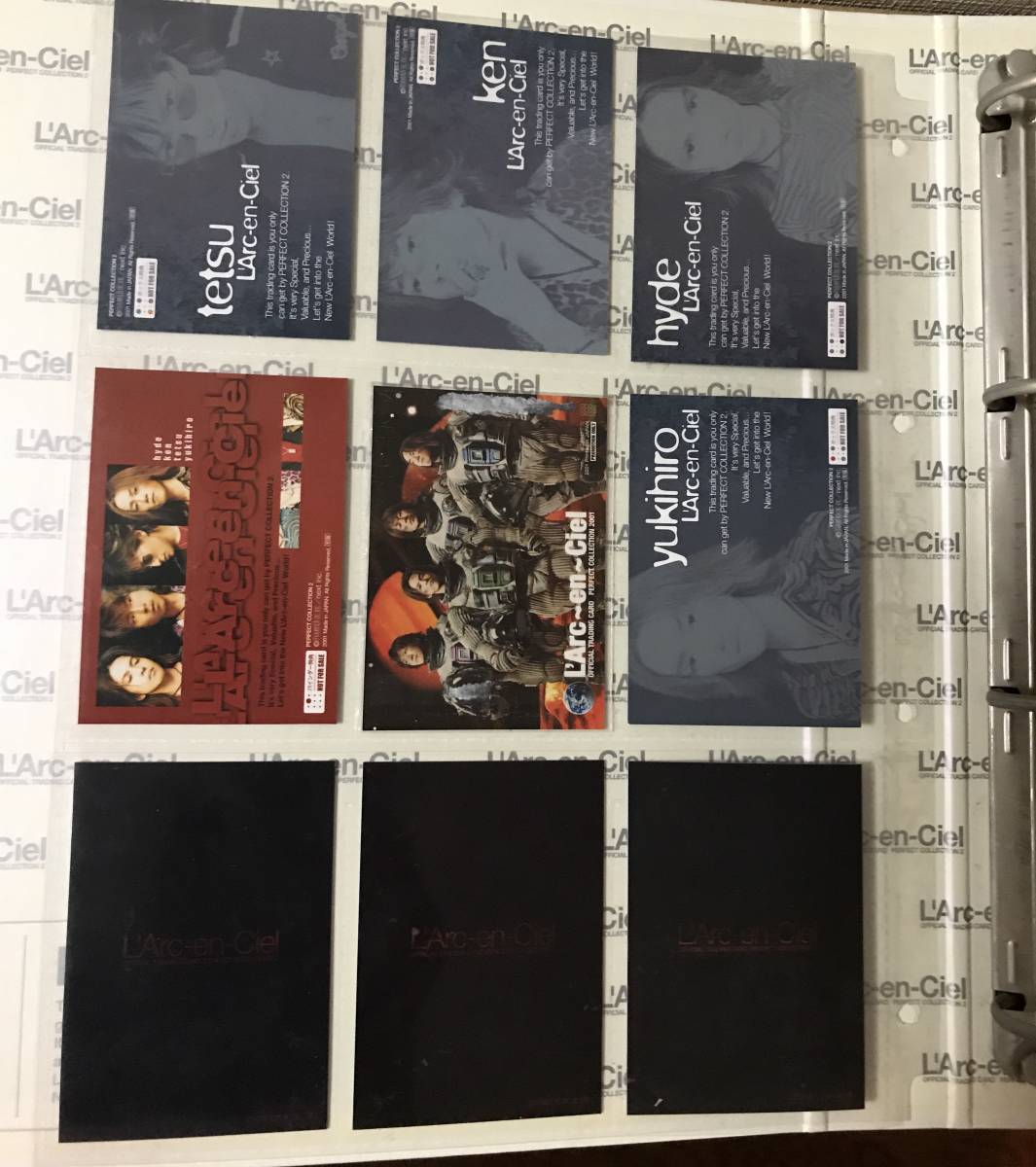 ラルク パーフェクトコレクション2 コンプリート hyde トレカ