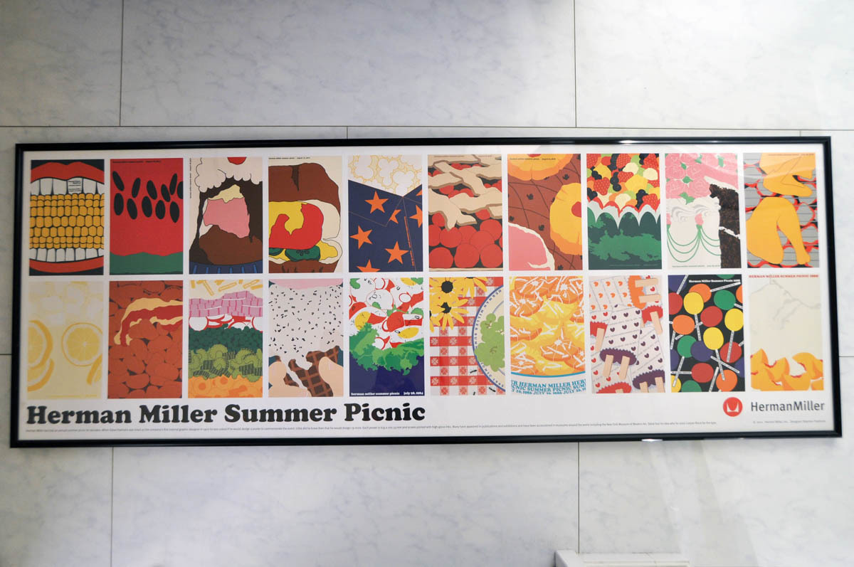 ハーマンミラー ポスター 額装品 サマーピクニック Herman Miller