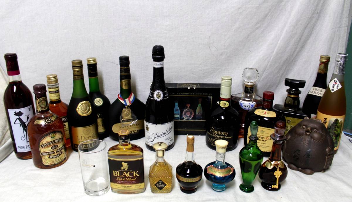 未開栓 古酒 22本まとめて ウイスキー ワイン リキュール 日本酒等 北λTK