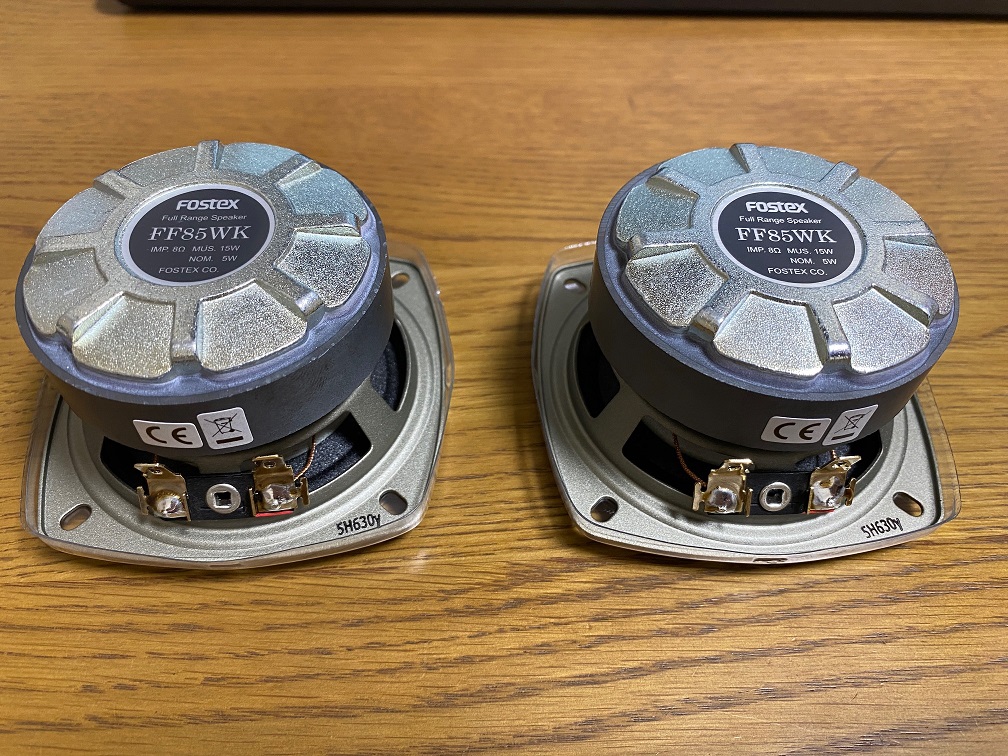 ☆自作スピーカー◇FOSTEX FF85K☆8cm フルレンジ◇SPEAKER