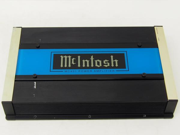 高額買取実施中!!】McIntosh パワーアンプ MC431 4ch×100W カー