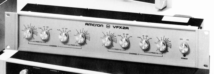 AMCRON VFX2A オーディオプロセッサー AMCRON/CROWN VFX-2Aの仕様