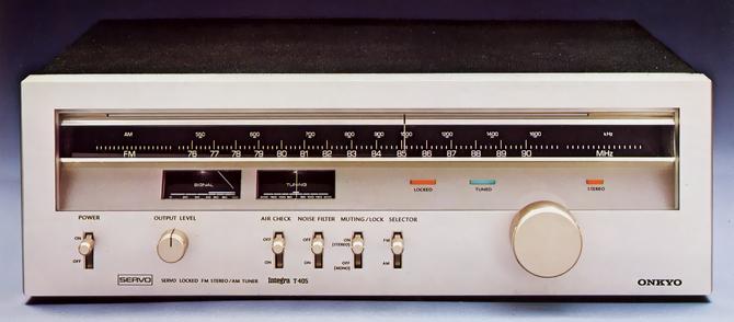 ☆ONKYO T-405 FXステレオチューナー ☆ONKYO T-405 FXステレオ