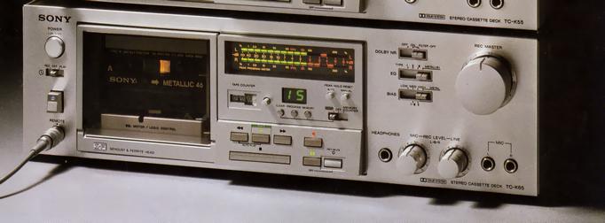◇SONY TC-K65 カセットデッキ(1979年頃) 動作しません。◇ ◇SONY TC-K65