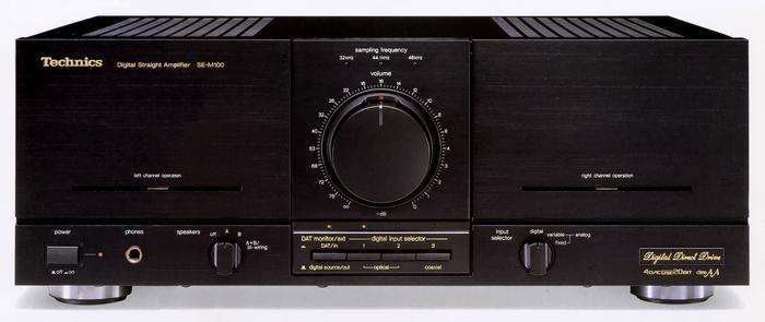 ☆Technics SE-M100デジタルストレートアンプ Technics/Panasonic SE