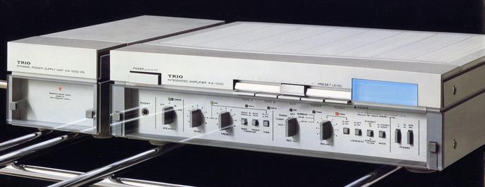 TRIO KA-1000 アンプ + KA-1000-PS プリメイアンプ TRIO KA-1000の仕様