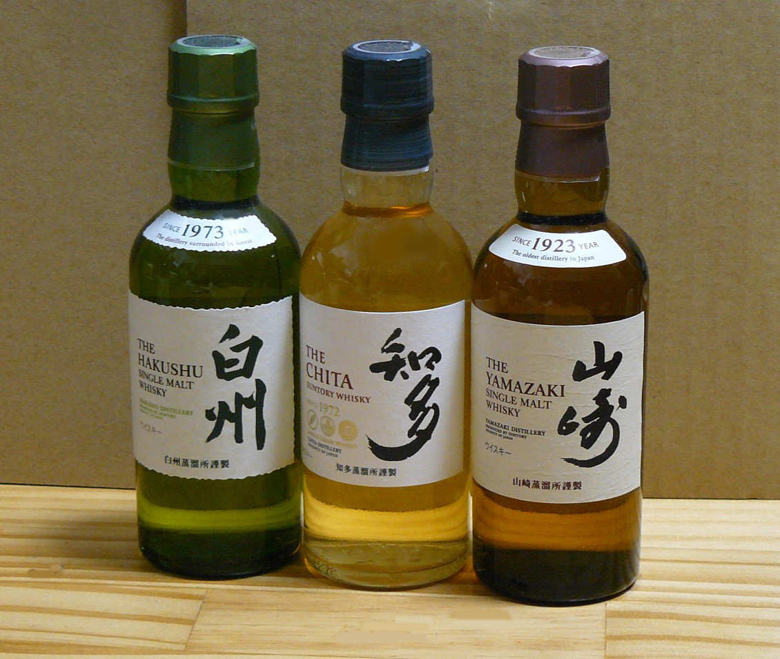 ☆サントリーウィスキー（山崎180ml 3本）（白州180ml 4本）合計7本