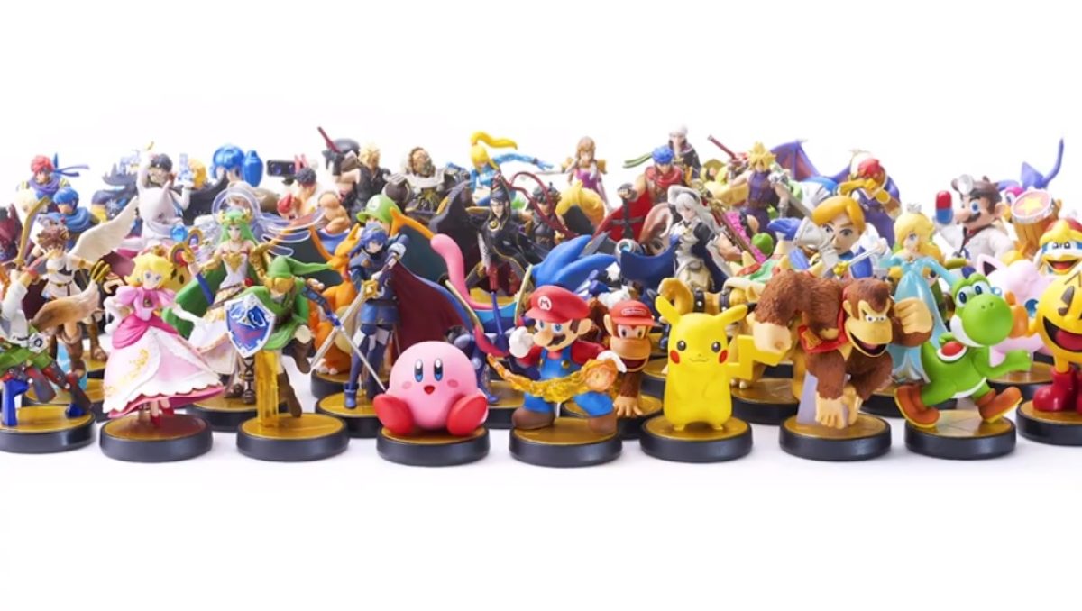 初版裏キャラ絵・タグ無し】amiibo 大乱闘スマッシュブラザーズ