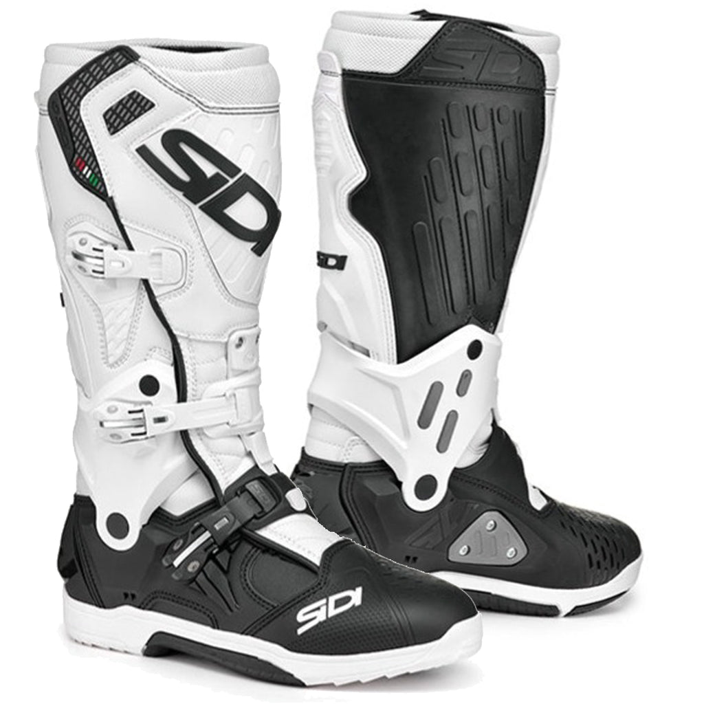 Sidi CrossAir White Black Motocross Boots – AT Motocross