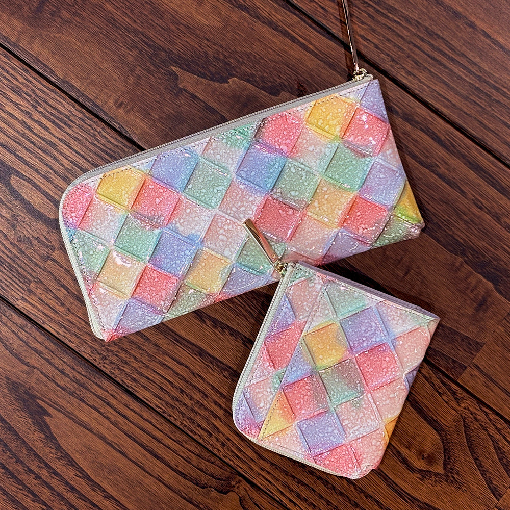 極美品】 アタオ ブロックパーティ ゆめかわ色のシャングリラ リモ