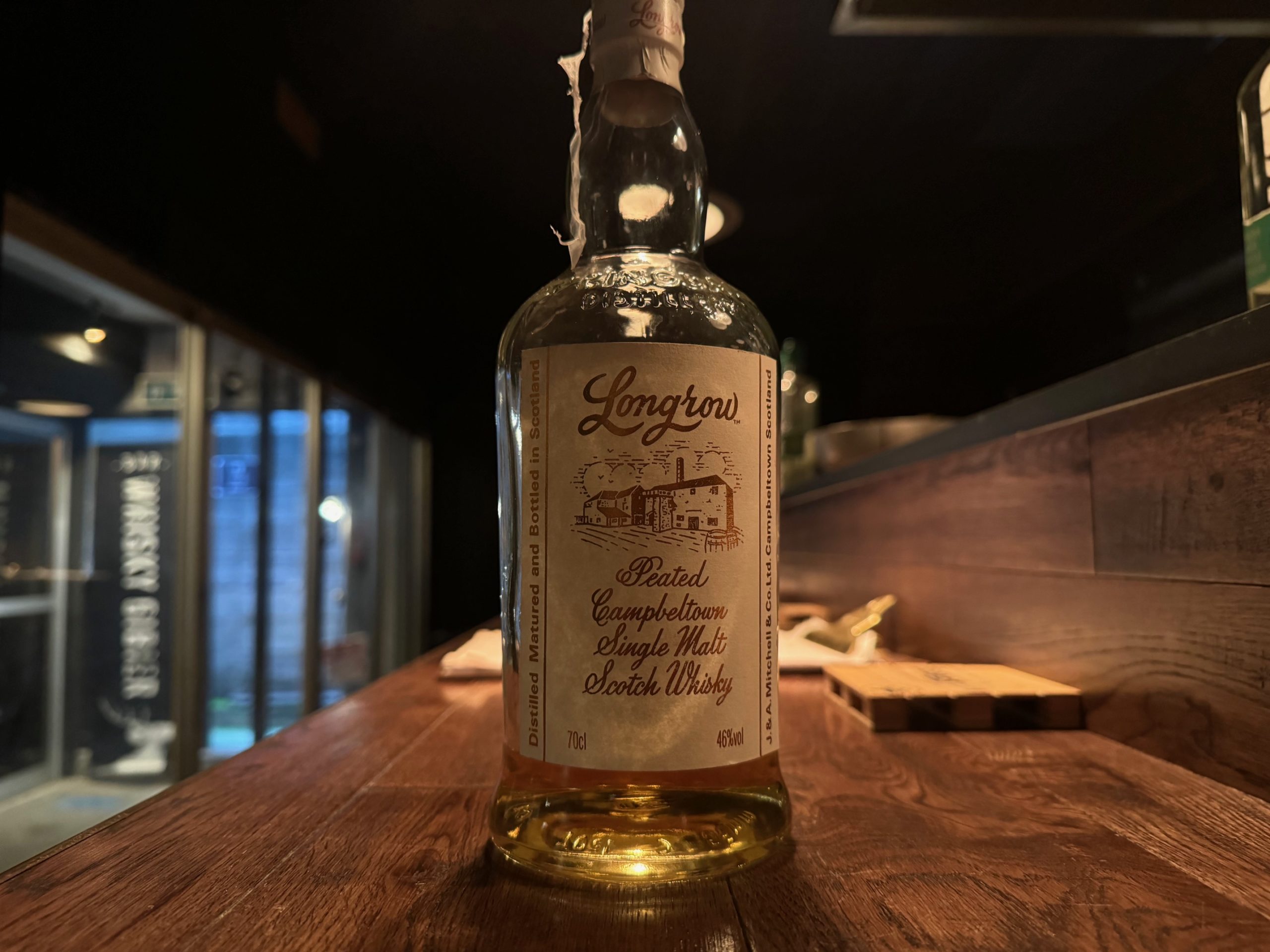 ロングロウ ピーテッド シングルモルトウイスキー 700ml 3本セット