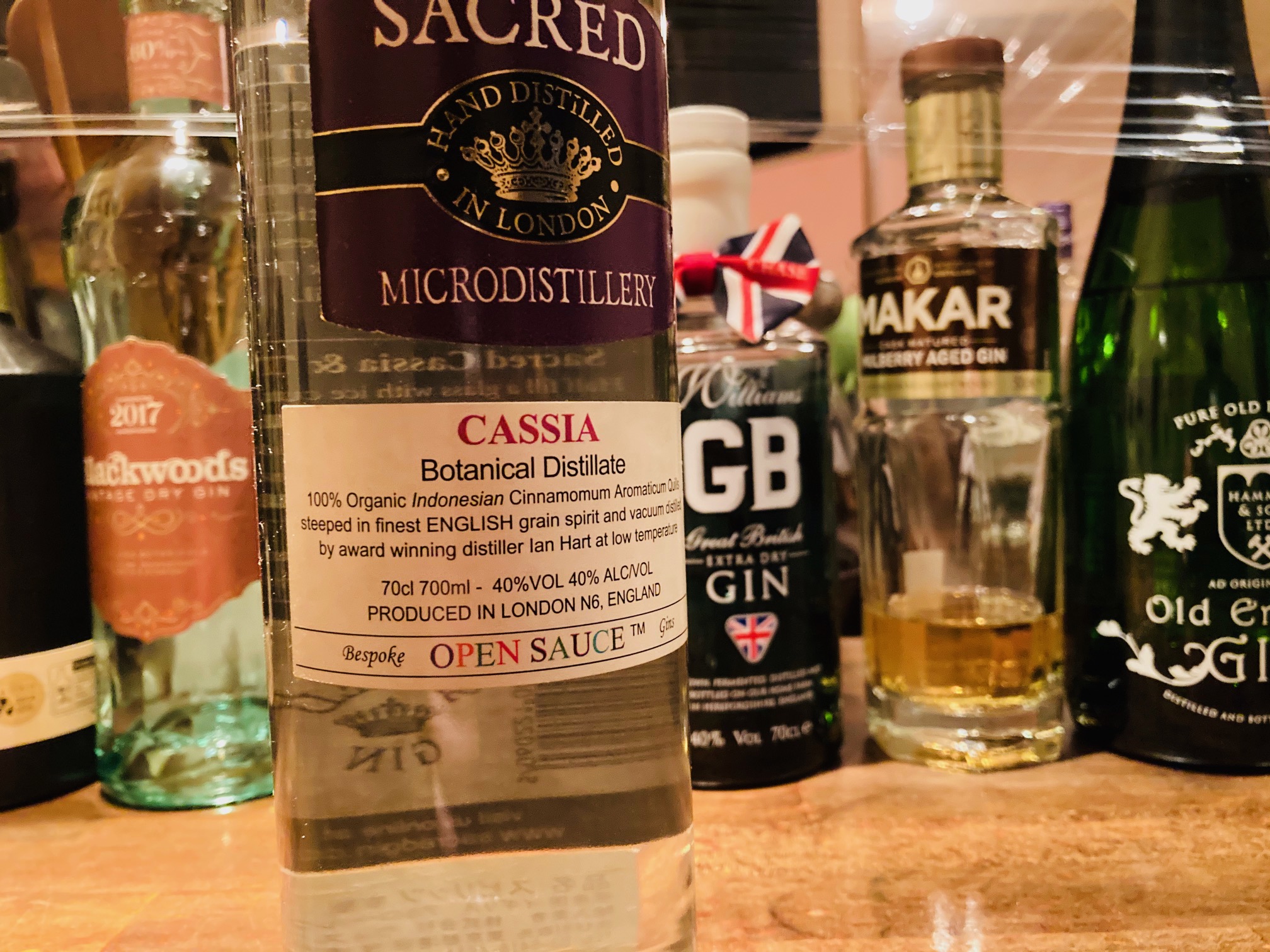 ジン 4種 ヴィッダトール/セイクレッドカッシア/アンジェリカ/リコリス