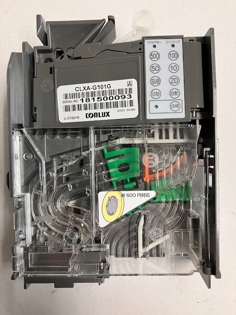 ✡️新品 コンラックスCLX-V110 新500円硬貨対応機エスクロ付き 良品 新