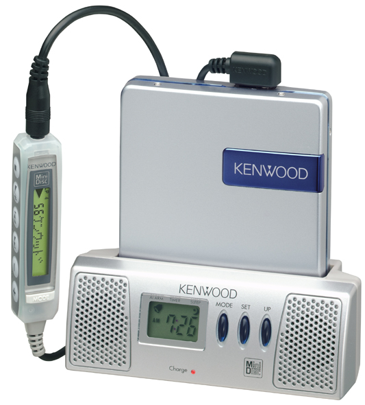 KENWOOD DMC-V55-L ポータブルMDプレイヤー ブルー