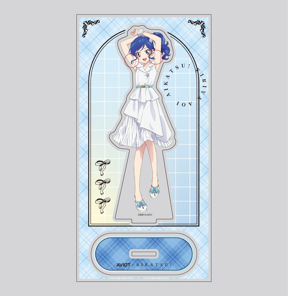 AVIOT ×『アイカツ！』新宿マルイANX POP UP」一部コラボグッズ