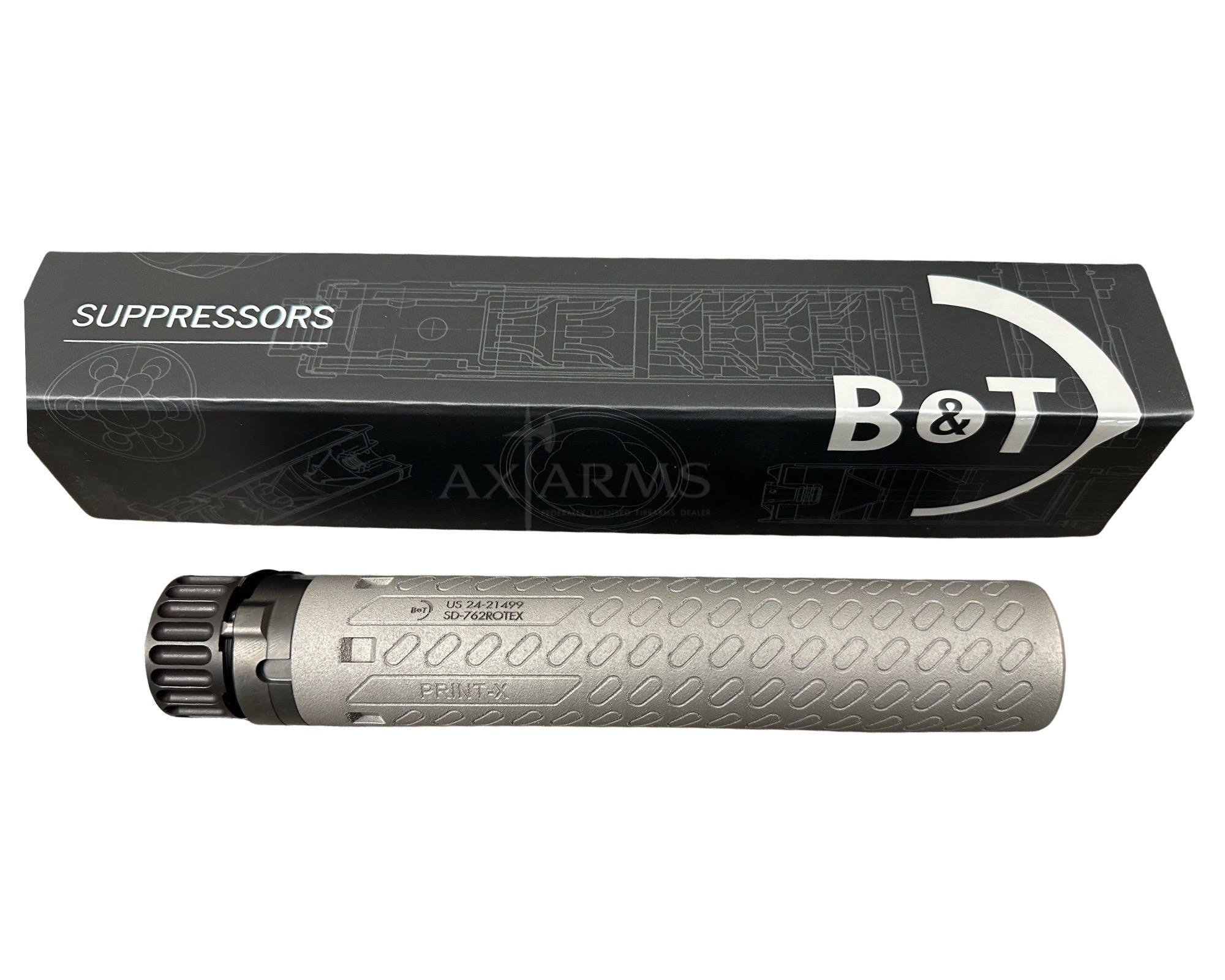 B&T ROTEX 762 Full Size | 7.62 3D Printed Inconel Suppressor