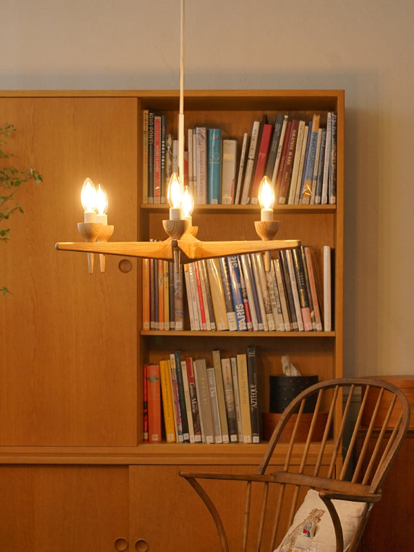 スロイド ウッドシャンデリア 6灯 | AXCIS ONLINE