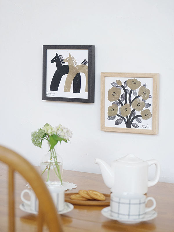 アートフレーム M ナチュラル イオクサツキ Horse | AXCIS ONLINE