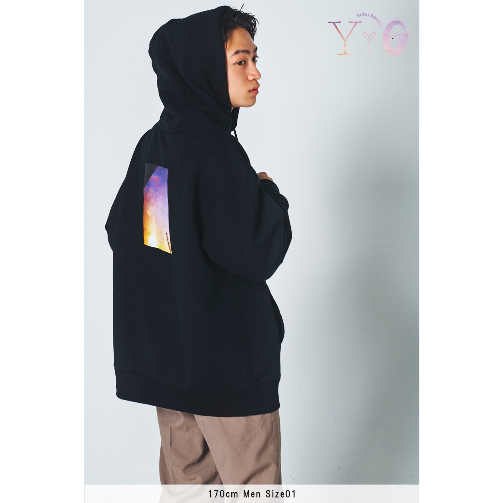 新垣結衣 パーカー huhu フーディ サイズ02 紐なし huhu フーディ