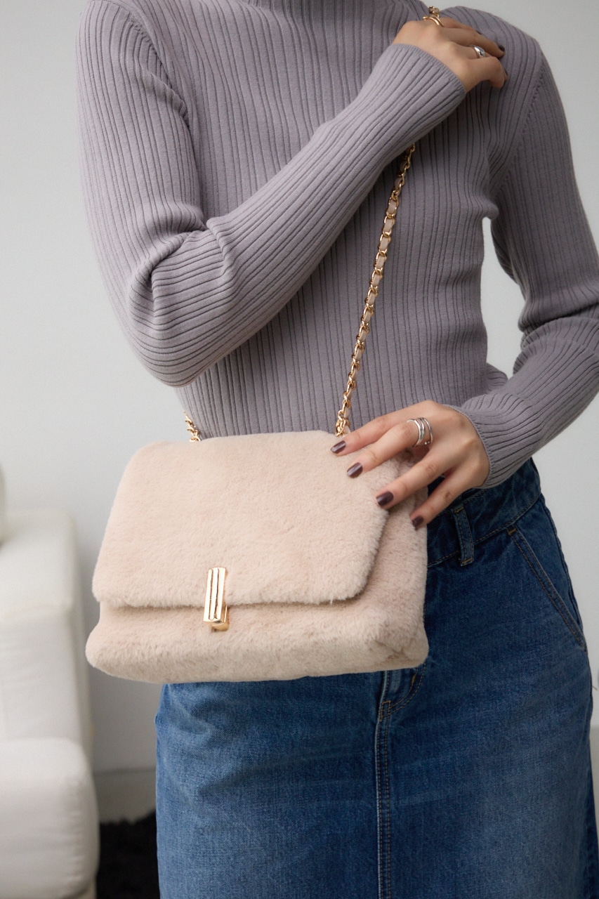 フェイクファーフラップバッグ｜WOMEN｜250HAT55-391K｜AZUL BY MOUSSY