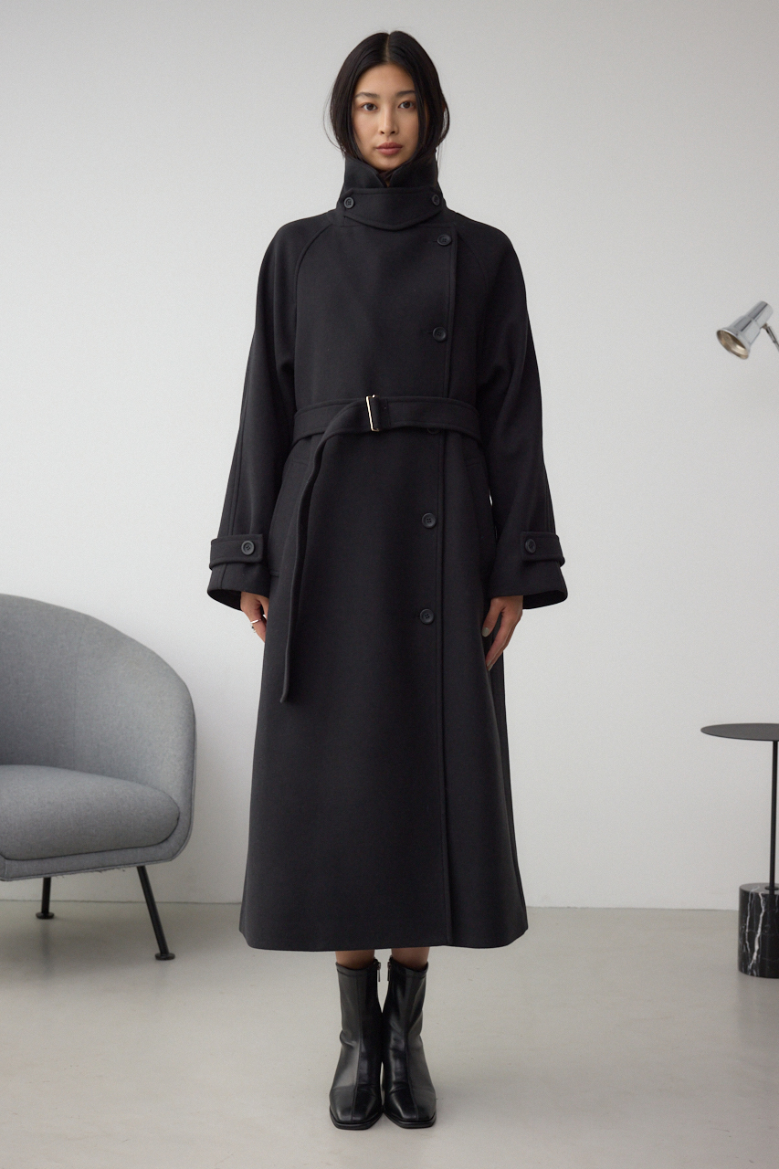 美品 A.P.C. 黒 チェスターコート 34 NINA Ninon coat | Recycled wool