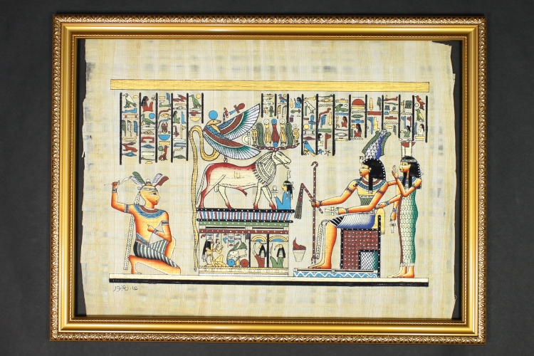 エジプト パピルス ビンテージ 土産 エジプト展 エジプト パピルス