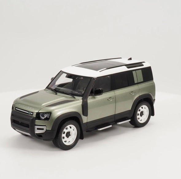 新品ランドローバー ディフェンダー110フィギュア 純正公式品 カラー