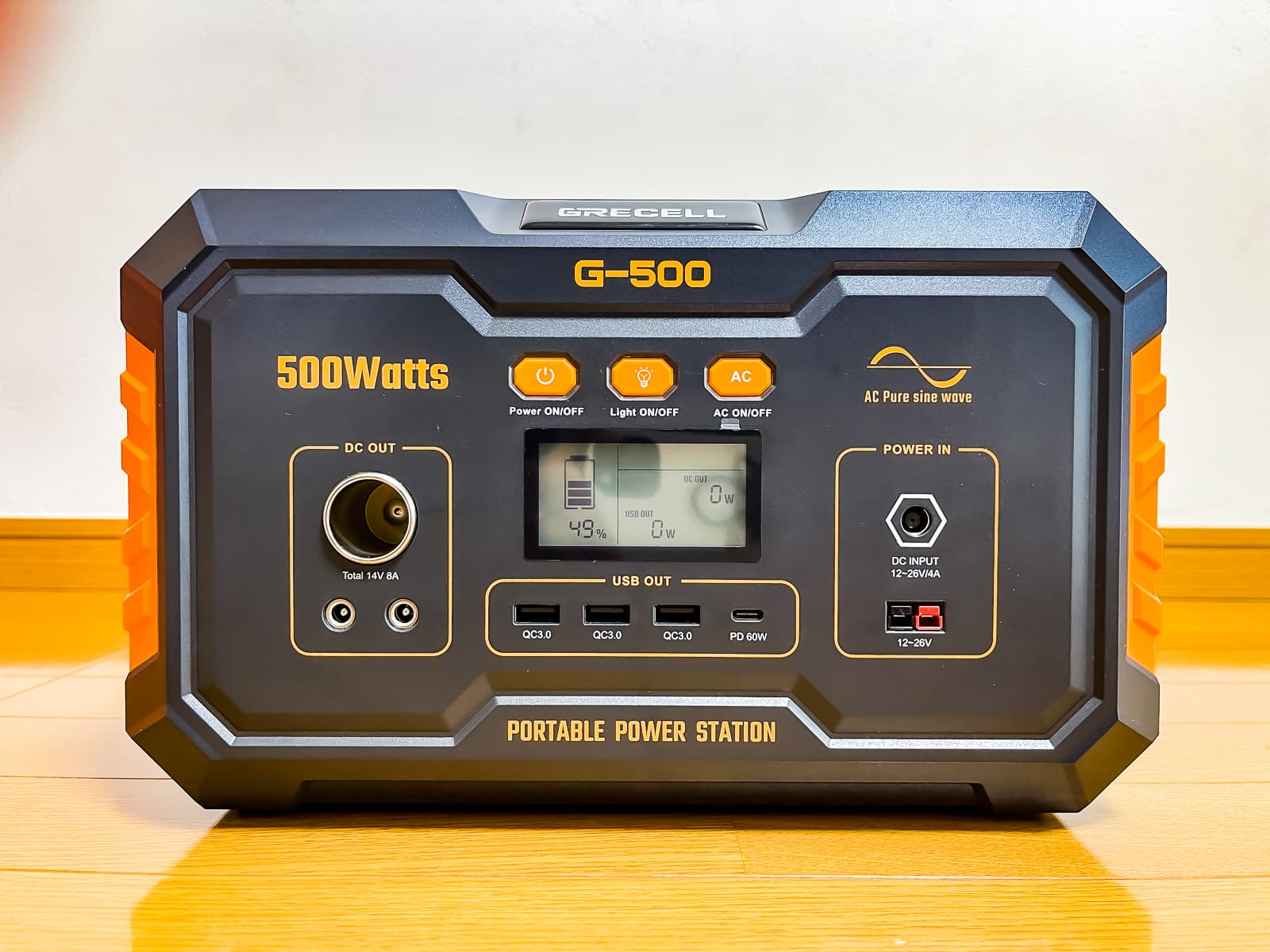 GRECELL G-500 ポータブル電源 500W モノ評】GRECELL 500W ポータブル