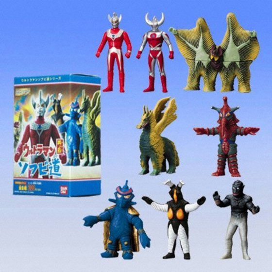 未開封】 希少 ウルトラマン ソフビ道 其の三 全8種コンプリートセット