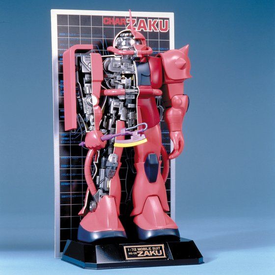 メカニックモデル ガンダム 1/72スケール量産型ザク1/60スケール セット