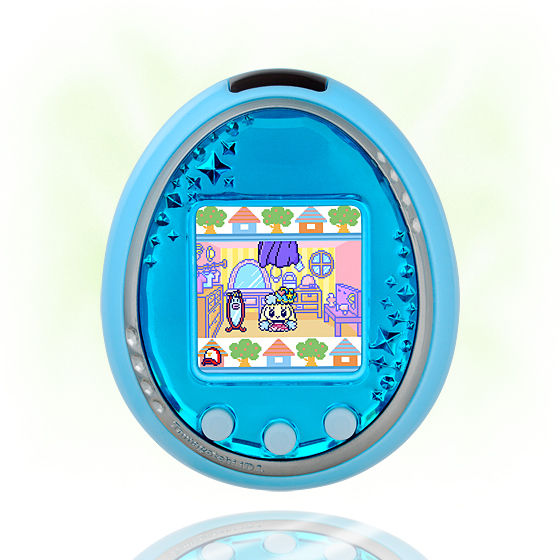 たまごっち Tamagotchi iD ブルー 本体 ストラップ 新品電池 付属