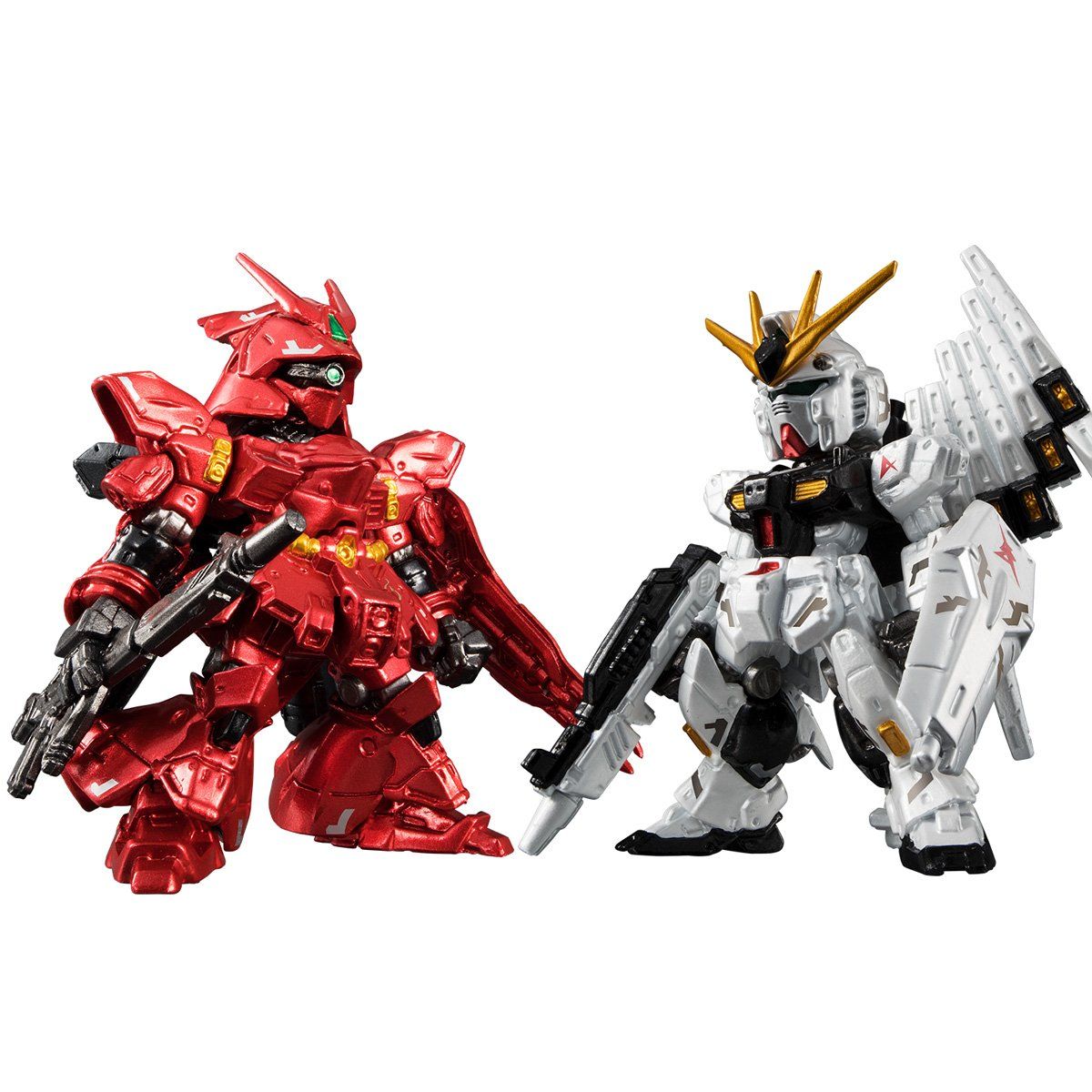FW GUNDAM CONVERGE：CORE ニューガンダム＆サザビー（メタリックver