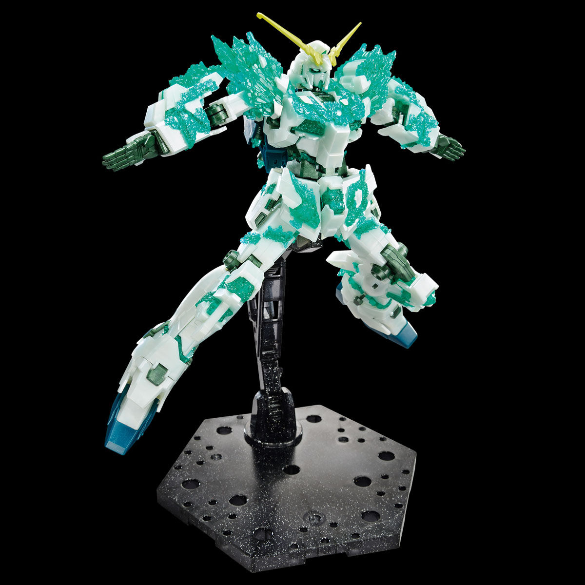 HG ユニコーン ガンダム 光の結晶体 完成品 ガンプラ HG 1/144