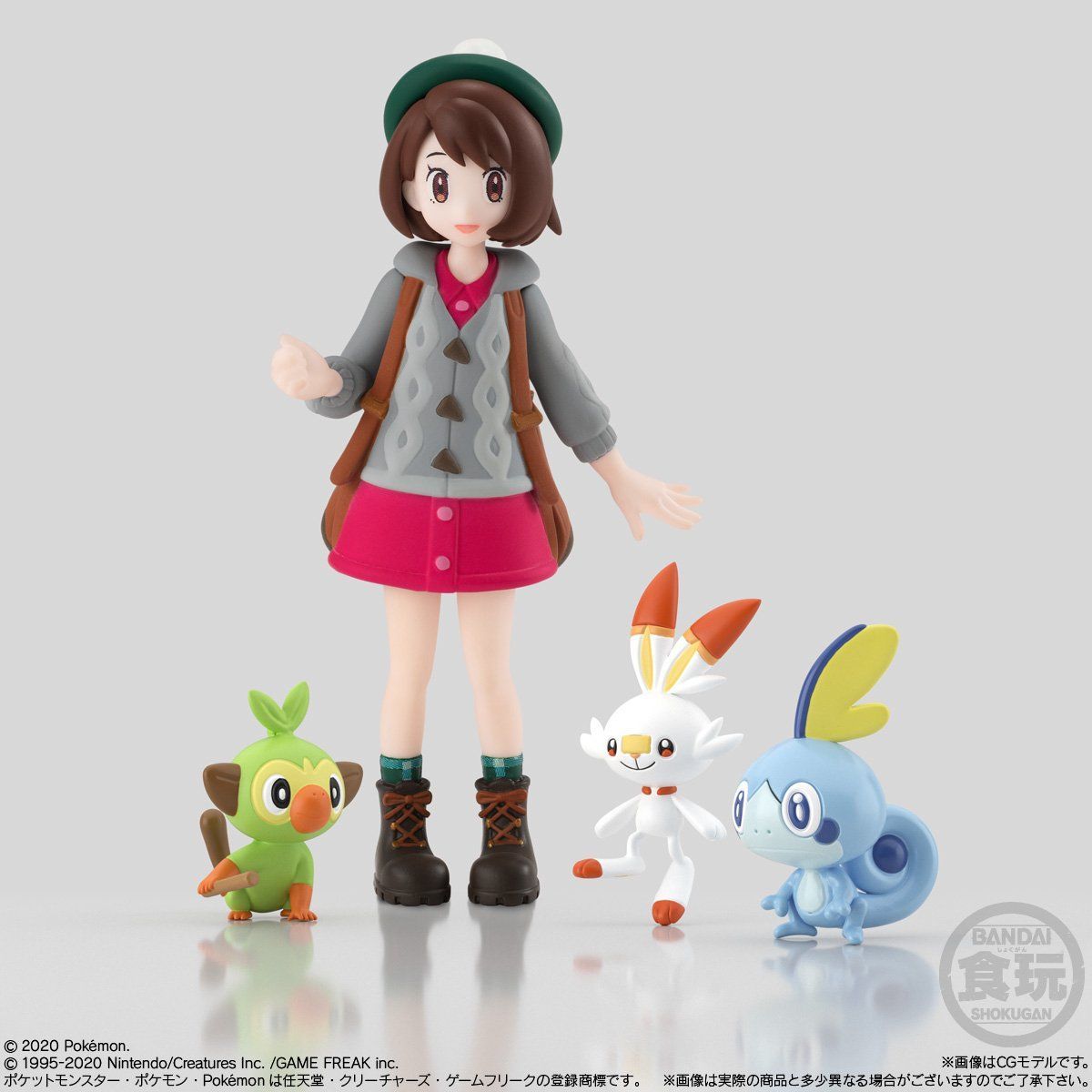 ポケモンスケールワールド ガラル地方 食玩 ユウリ エースバン